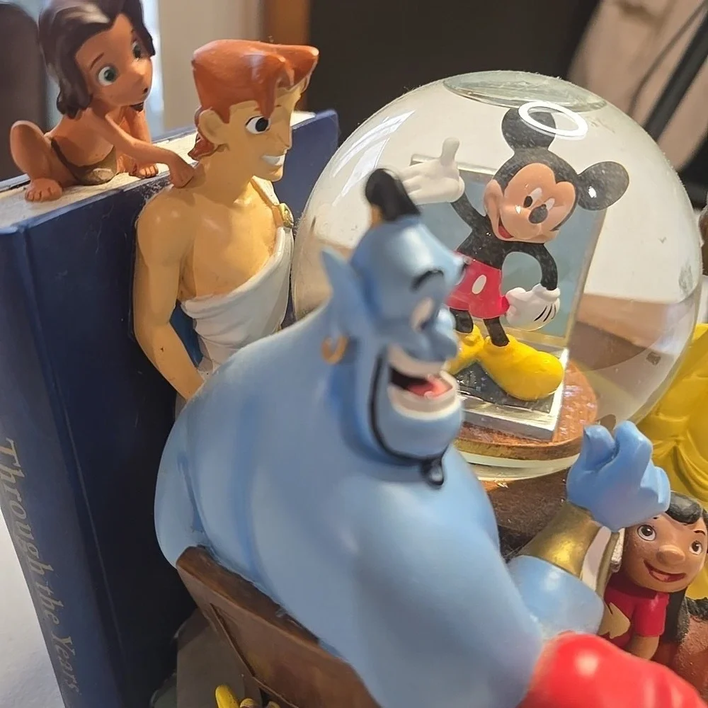 Very Rare Disney Vol 2 Through The Years‎ Musical Snow Globe & Bookend 1999